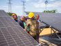 Gauteng premier Panyaza Lesufi leads a delegation in Alex to assess the progress of a micro-grid solar grid project.